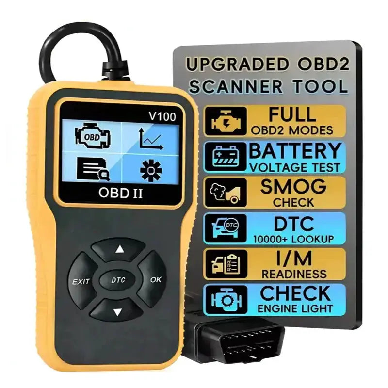 OBD2 Scanner, Voltage & Engine Fault Code Reader by Habicare