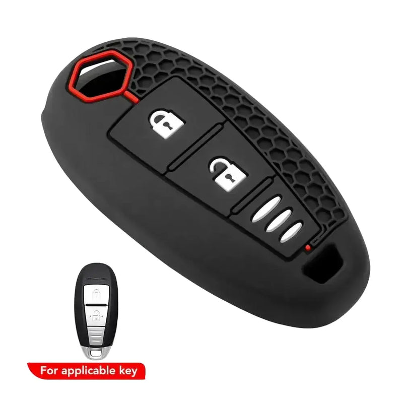 Habicare Remote Key Cover Case for Suzuki Grand Vitara, SX4, S-Cross, XL-7, Swift & Wagon R Remote Key Cover Case for Suzuki Grand Vitara, SX4, S-Cross, XL-7, Swift & Wagon R