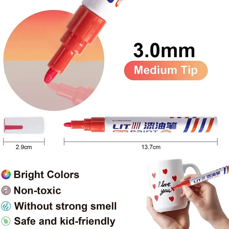Car Scratch Repair Pen – Waterproof (12 colours available) by Habicare