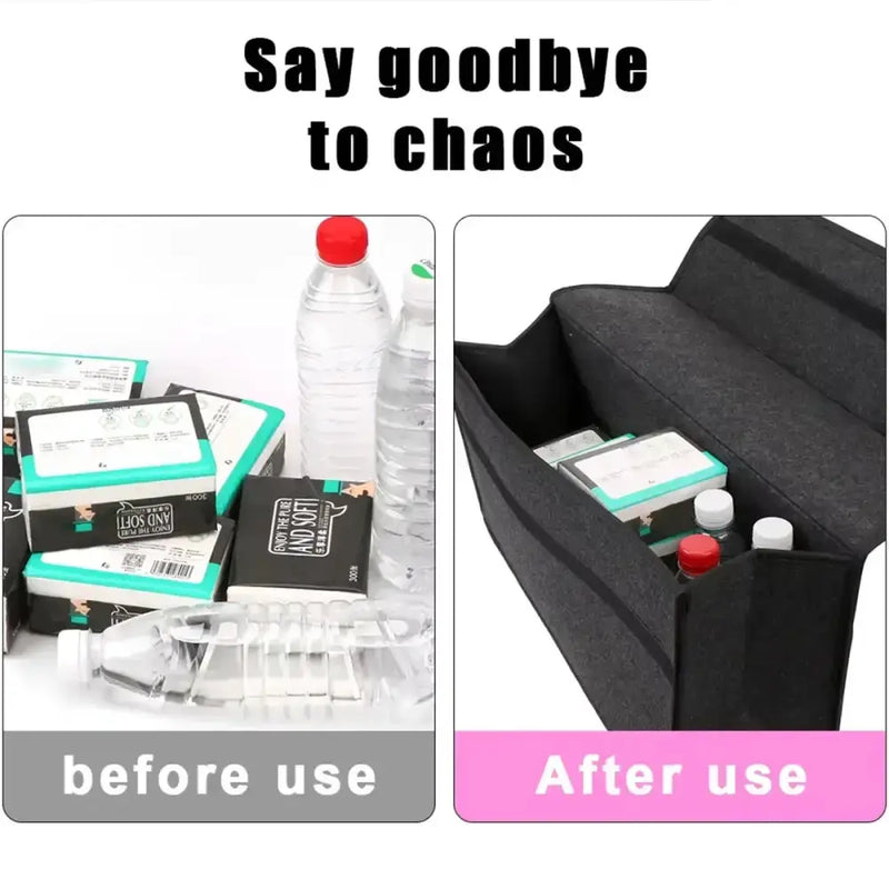 Car Storage Box – Large-Capacity, Portable, Non-Slip Organizer (2 sizes available) by Habicare