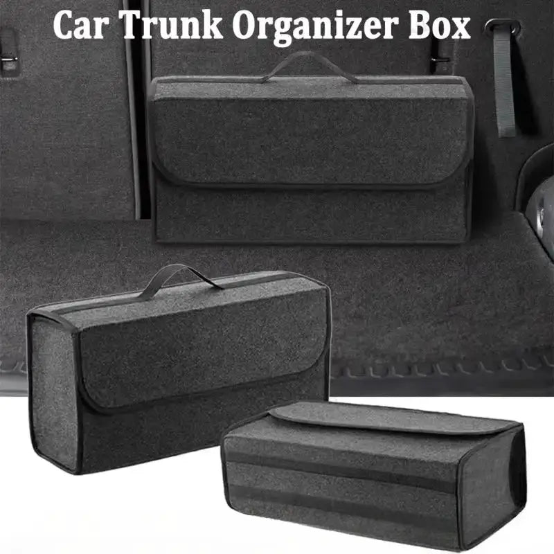 Car Storage Box – Large-Capacity, Portable, Non-Slip Organizer (2 sizes available) by Habicare