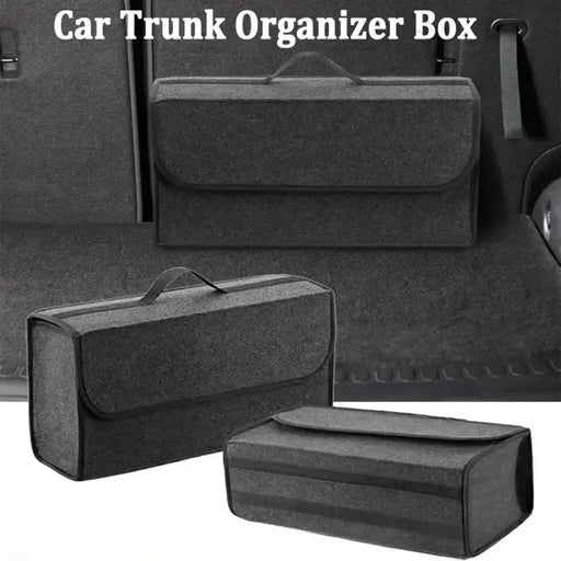 Car Storage Box – Large-Capacity, Portable, Non-Slip Organizer (2 sizes available) by Habicare