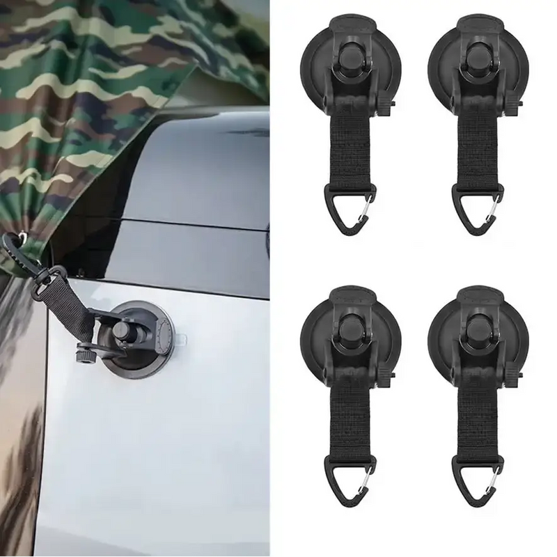 Car Tent Suction Cup Awning Anchor Hooks (different sets available) by Habicare