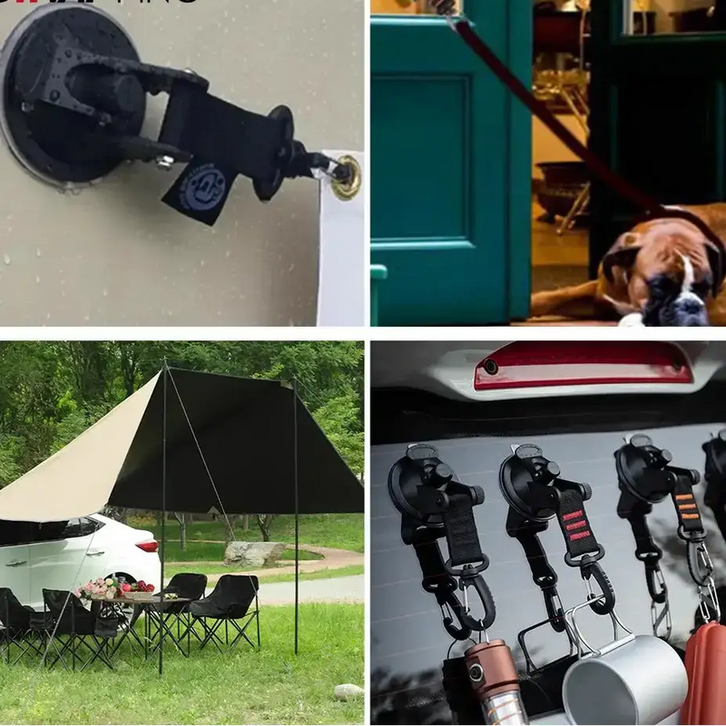 Car Tent Suction Cup Awning Anchor Hooks (different sets available) by Habicare