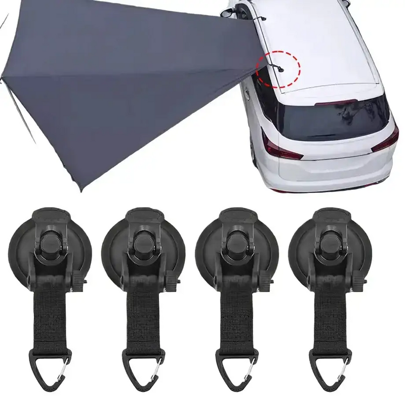 Car Tent Suction Cup Awning Anchor Hooks (different sets available) by Habicare