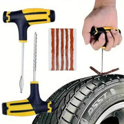 Car Tyre Repair Kit with Durable Strips & Super Glue by Habicare