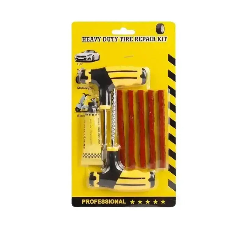 Car Tyre Repair Kit with Durable Strips & Super Glue by Habicare