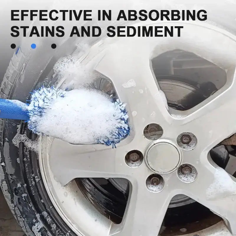 Car Wheel Cleaning Brush (2 colours available) by Habicare