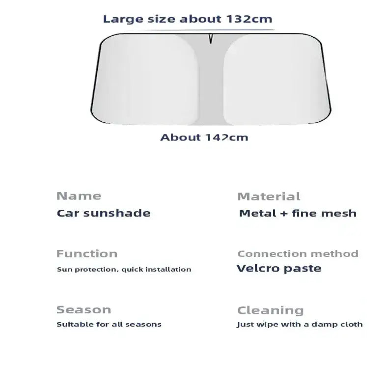 Car Window Sunshade Cover – Folding by Habicare