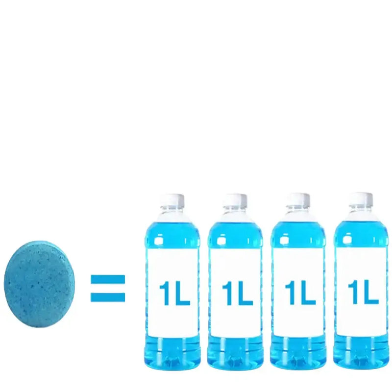 Car Windscreen Cleaner - Effervescent Tablets (available in different quantities) by Habicare