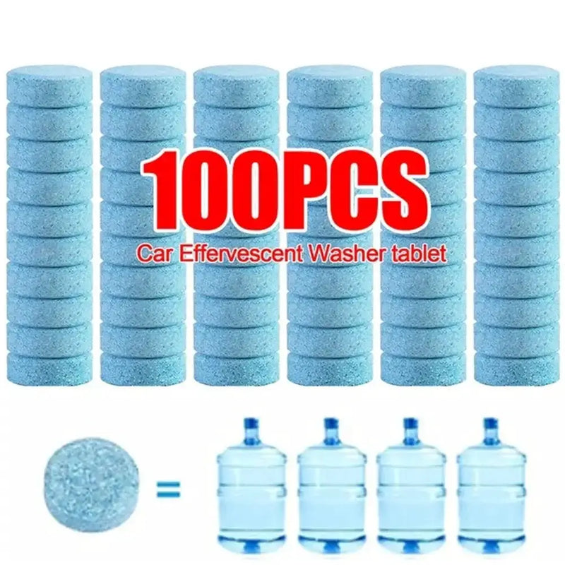 Car Windscreen Cleaner - Effervescent Tablets (available in different quantities) by Habicare