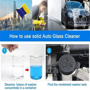 Car Windscreen Cleaner - Effervescent Tablets (available in different quantities) by Habicare