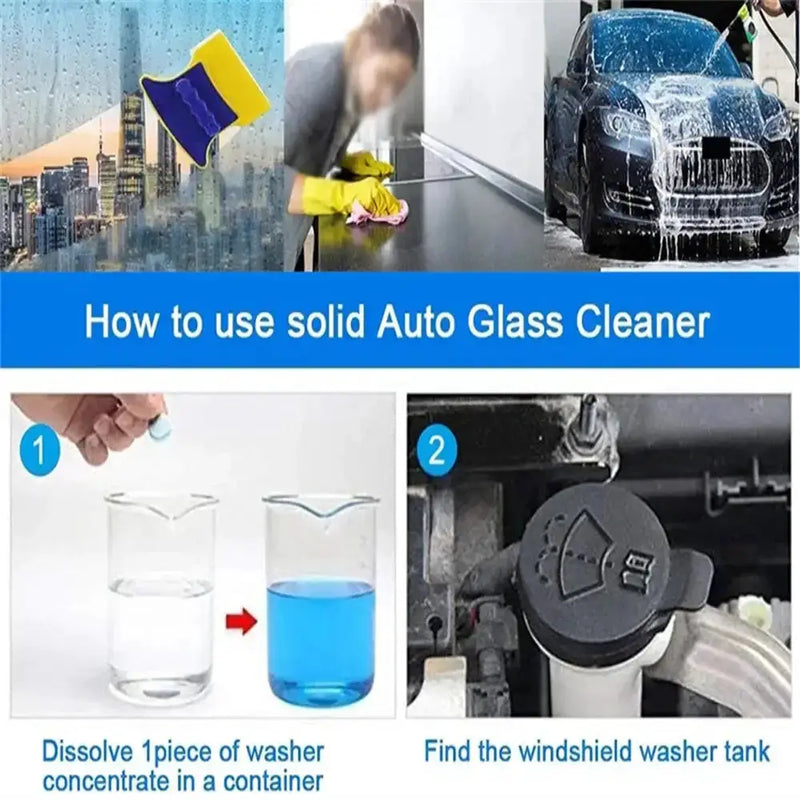 Car Windscreen Cleaner - Effervescent Tablets (available in different quantities) by Habicare