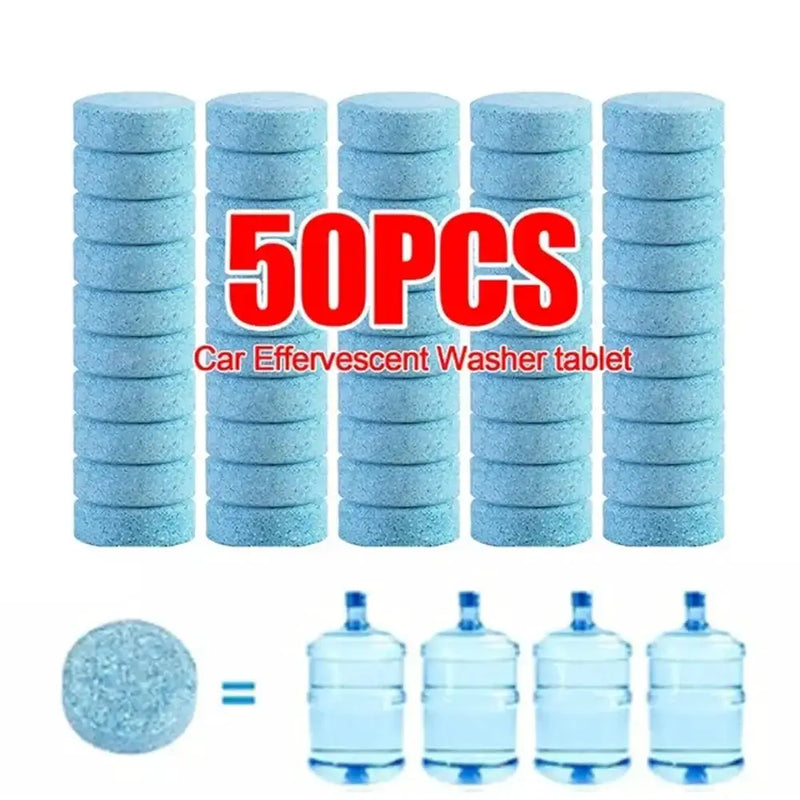 Car Windscreen Cleaner - Effervescent Tablets (available in different quantities) by Habicare