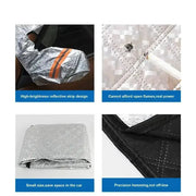 Car Windshield Snow & Ice Protector – Front/Rear Winter / Sunshade Cover by Habicare