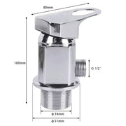 Caravan Chrome Shower Mixer – 12mm Push Fit by Habicare