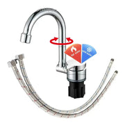 Caravan Chrome Shower Mixer – 12mm Push Fit by Habicare