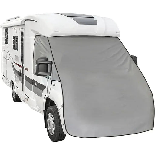 Caravan Motorhome Bonnet & Tailgate Protector Cover (Black & Gray) by Habicare
