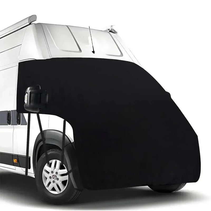 Caravan Motorhome Bonnet & Tailgate Protector Cover (Black & Gray) by Habicare