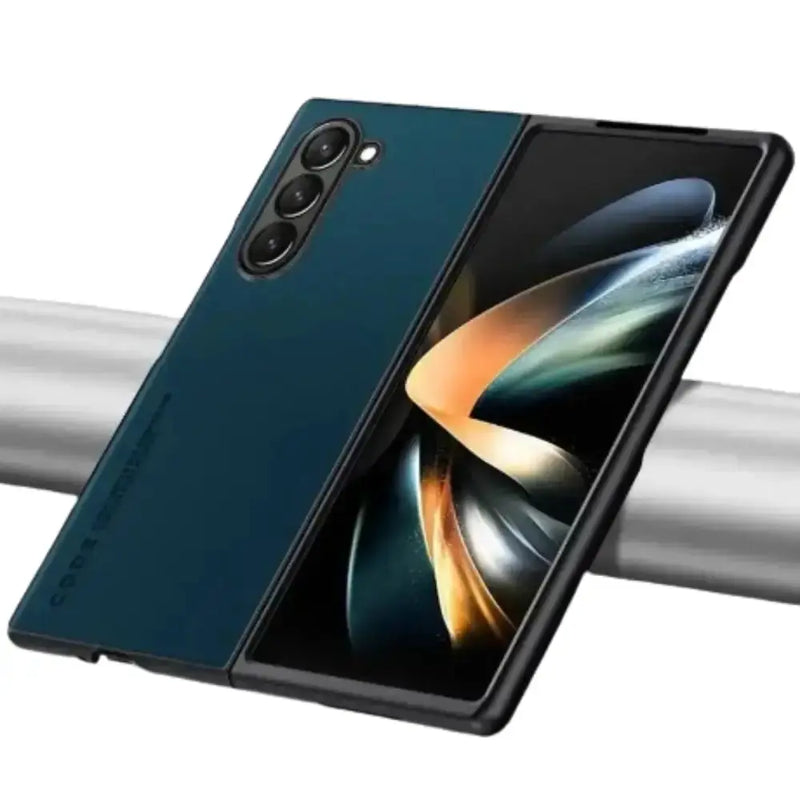 Carbon Fiber & Leather Case for Samsung Galaxy Z Fold 6/5/4/3 by Habicare