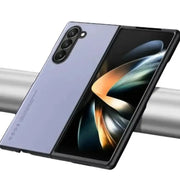 Carbon Fiber & Leather Case for Samsung Galaxy Z Fold 6/5/4/3 by Habicare