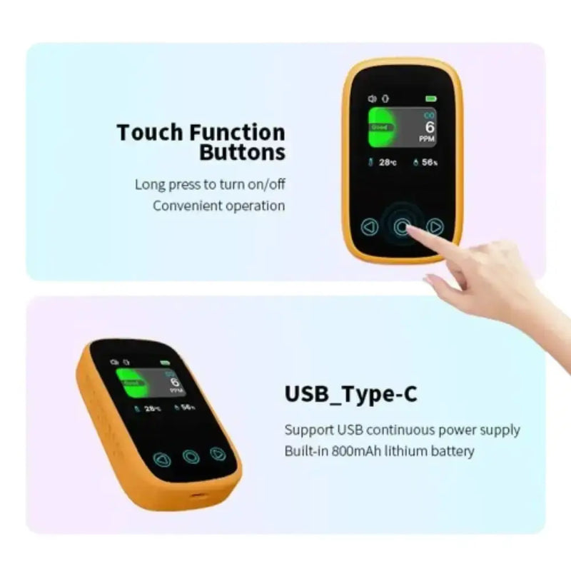 Carbon Monoxide Detector & Air Quality Monitor by Habicare
