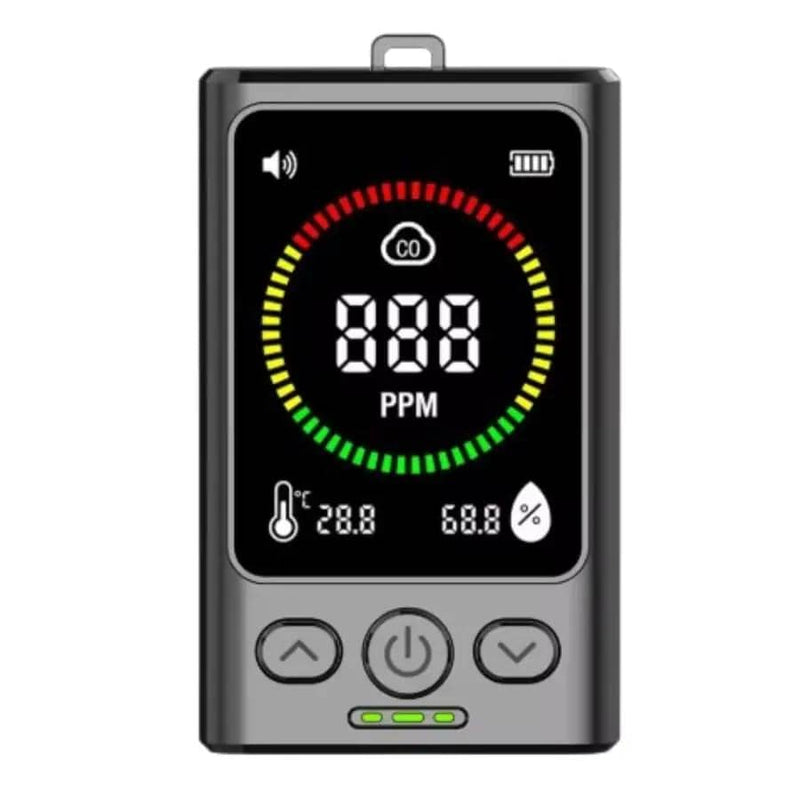 9eight5 HBC Carbon Monoxide Detector Indoor CO Detector With Temp Humidity Alarm