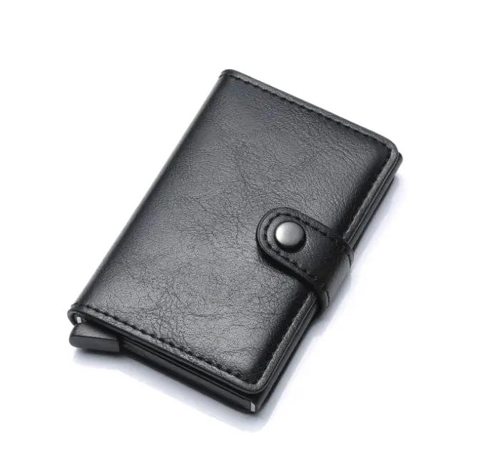 g8buynz RFID Clip Wallet In Premium PU Leather Ultra Slim Card Case RFID Clip Wallet Leather Ultra Slim Card Case