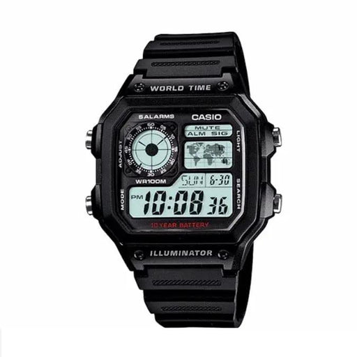 Casio World Time AE1200WH-1AV by That Watch Shop