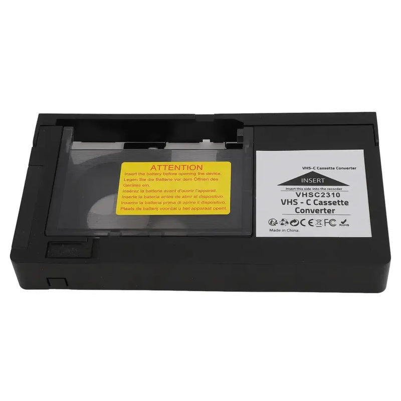 Habicare S-VHS-C to VHS Cassette Adapter for Camcorder Tapes S-VHS-C to VHS Cassette Adapter for Camcorder Tapes