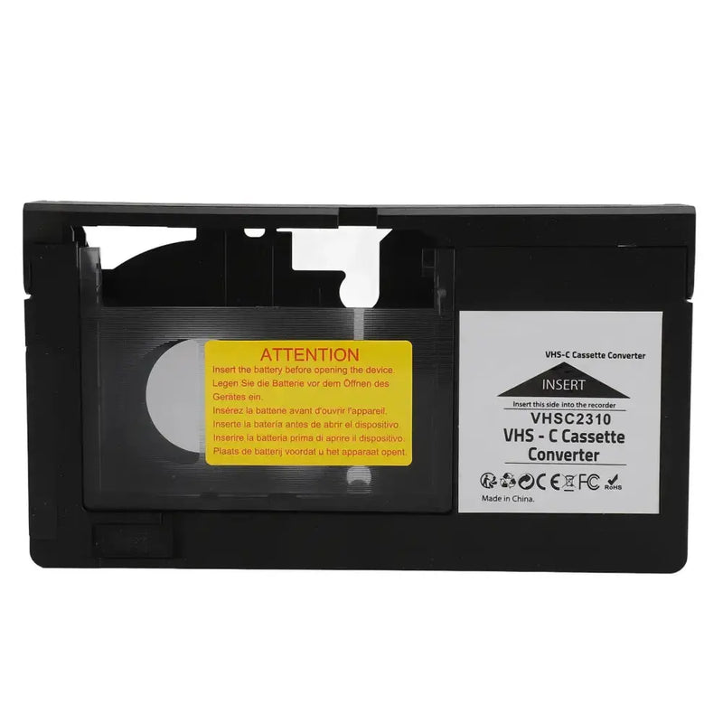 Habicare S-VHS-C to VHS Cassette Adapter for Camcorder Tapes S-VHS-C to VHS Cassette Adapter for Camcorder Tapes