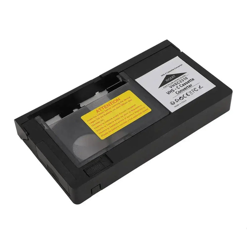 Habicare S-VHS-C to VHS Cassette Adapter for Camcorder Tapes S-VHS-C to VHS Cassette Adapter for Camcorder Tapes
