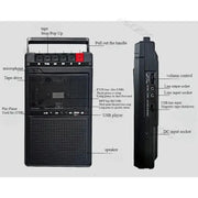 Cassette to USB Flash Converter Player (3 colours available) by Habicare