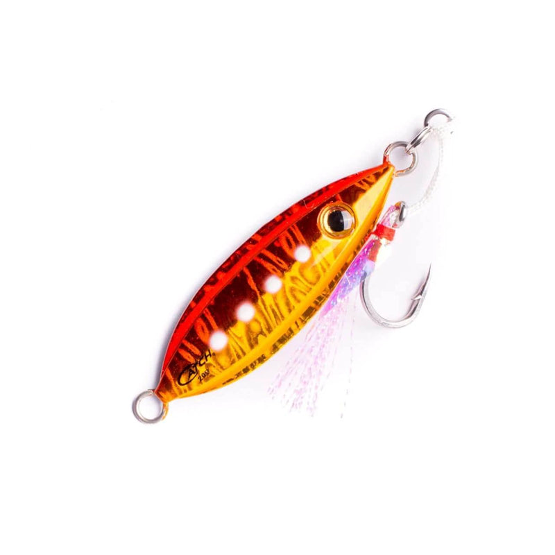 Baby Boss 20g bright fishing lure designed for snapper and various fish species, featuring unique swimming action.