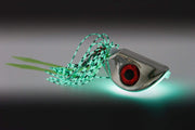 Catch Beady Eye Kabura 60g 80g 100g 120g 150g with Glow and UV, featuring red eye and glow-in-the-dark lure design.