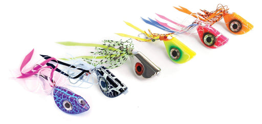 Catch Beady Eye Kabura 60g 80g 100g 120g 150g with Glow and UV jigs featuring vivid colors and 3D holographic eyes.