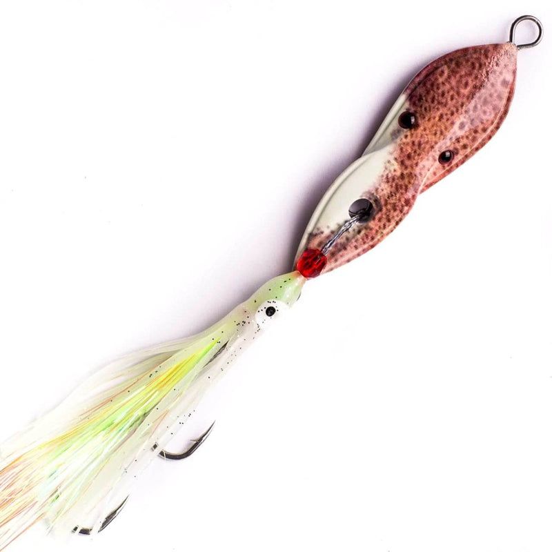 Boss Squid fishing lure with detailed paintwork and strong hooks, designed for various techniques and effective fish attraction.