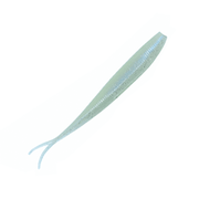 Catch Black Label Livies pk 4x7" White Warrior - Jerkshad lure for targeting all fish species.