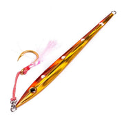 Catch Long John Slide lure for catching kingfish with low profile fins and enhanced darting motion.