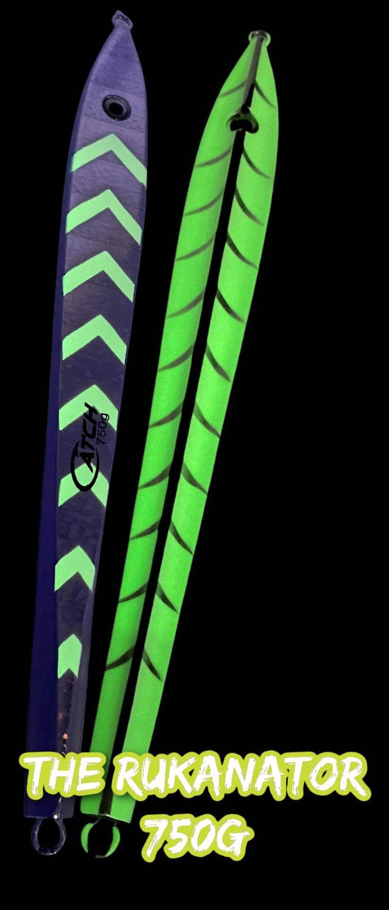 Catch Long John Slide lure with vibrant design and low profile fins for irresistible kingfish attraction.