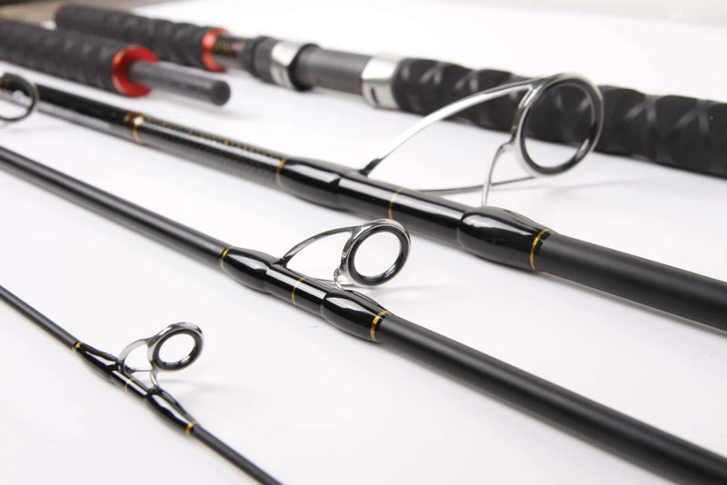 Catch Pro Series 5pc Topwater rod 8" (244cm) PE6-8 featuring premium Fuji components and tangle-free guides.