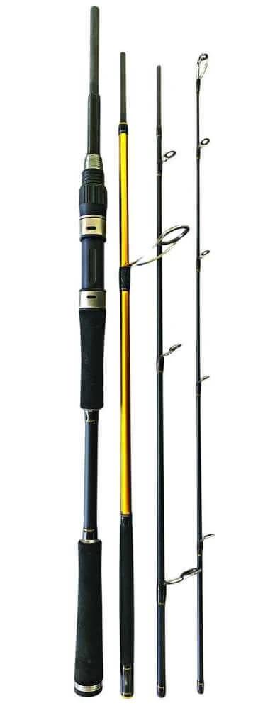 Catch Pro Series Spinning Micro Jig Rod 7ft 3in showing assembled and disassembled components.