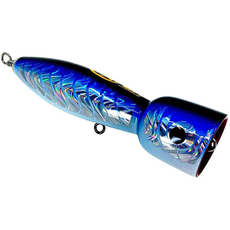 Catch Handmade Blue / Ballistic Blue / 100g Handmade Popper Charlie Chugga