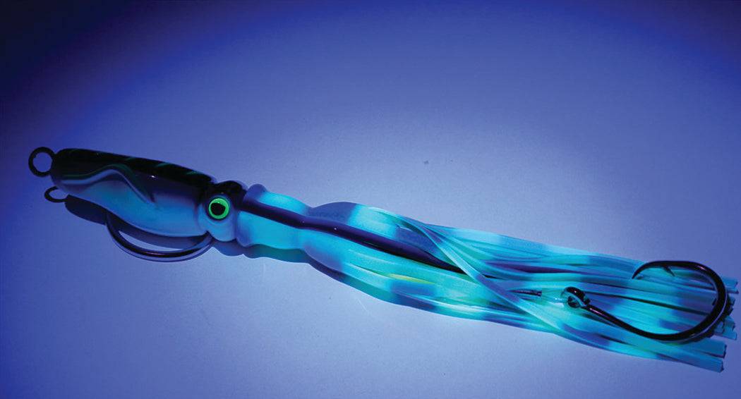 Catch Lures 750g Catch Squidwings Blue Glow
