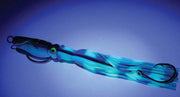 750g Catch Squidwings Blue Glow lure with bright blue glow-in-the-dark features for deep water fishing.