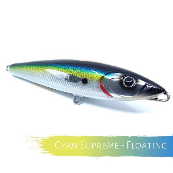 Catch Stick Baits Floating / Cyan Supreme Catch Hand Made Stick Baits