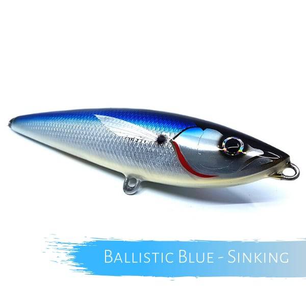 Catch Stick Baits Sinking / Ballistic Blue Catch Hand Made Stick Baits