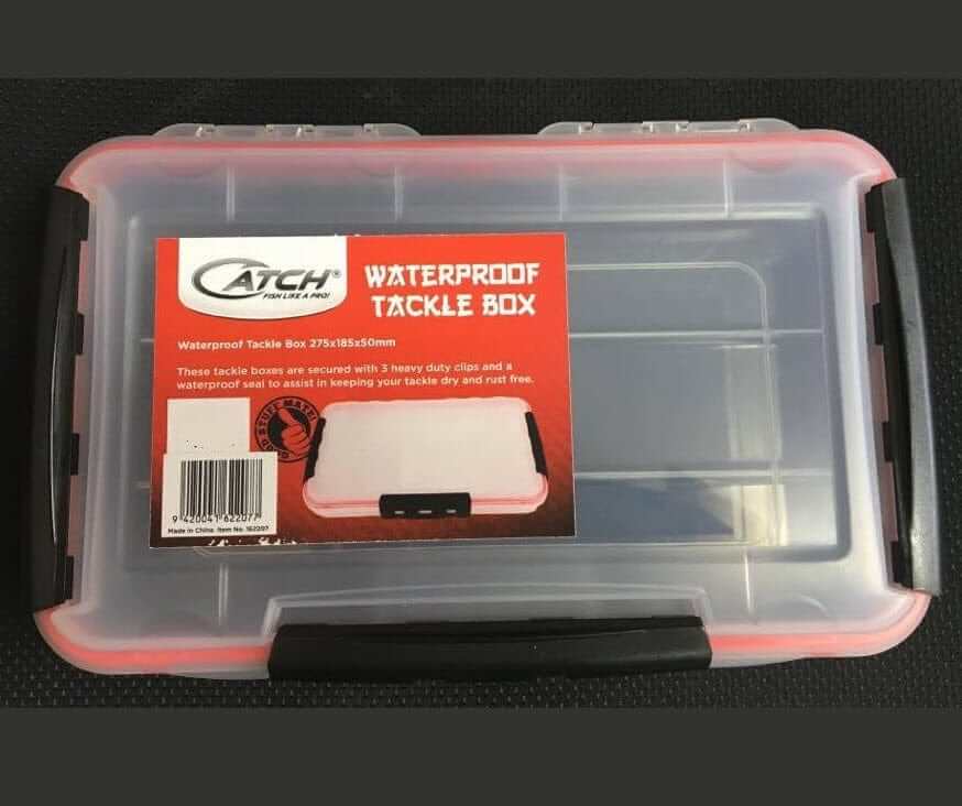 Catch TACKLE BOXES 275mm x 185mm Waterproof Tackle Box - Catch
