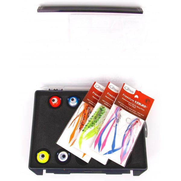 Catch Value Pack Catch 5 x 60g/80g  Kabura Value Pack in tackle box