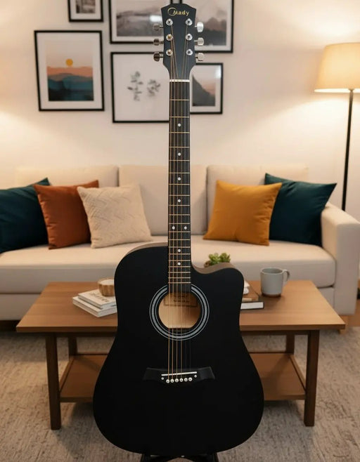 41" Wooden Acoustic Guitar - Black by dealonline.co.nz